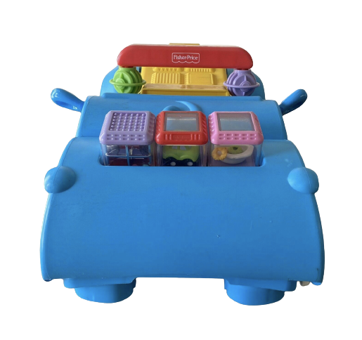 NEW FISHER PRICE PEEK A BLOCKS GOBBLE AND GO HIPPO WALKER & RIDE ON 